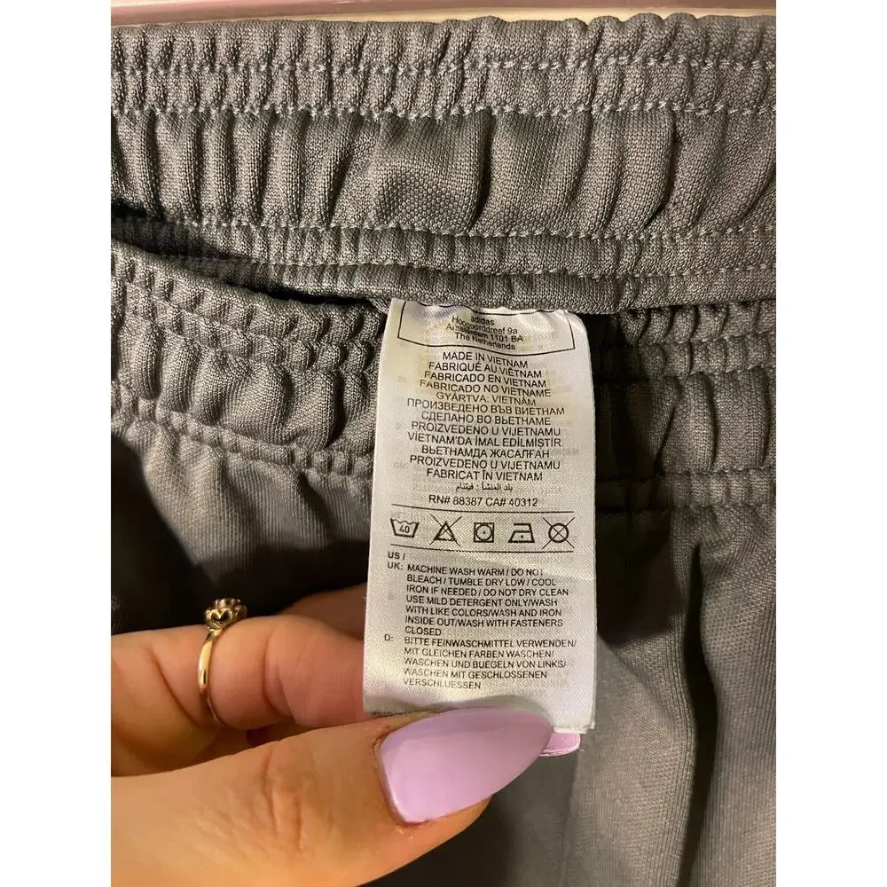 Adidas 2 Piece Set Jacket and Pants Gray